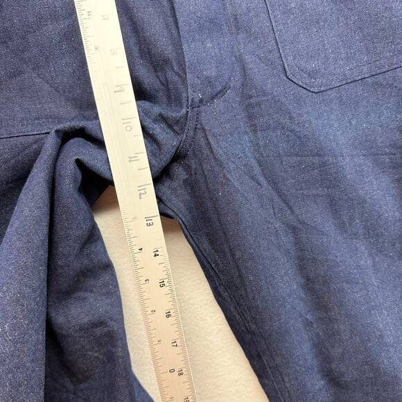 Vintage US Navy Utility Trousers Men's 30XL Unhemmed Flame Retardant Deadstock - Picture 6 of 12